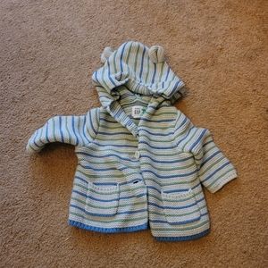 Gap baby 0-3m cardigan with hood